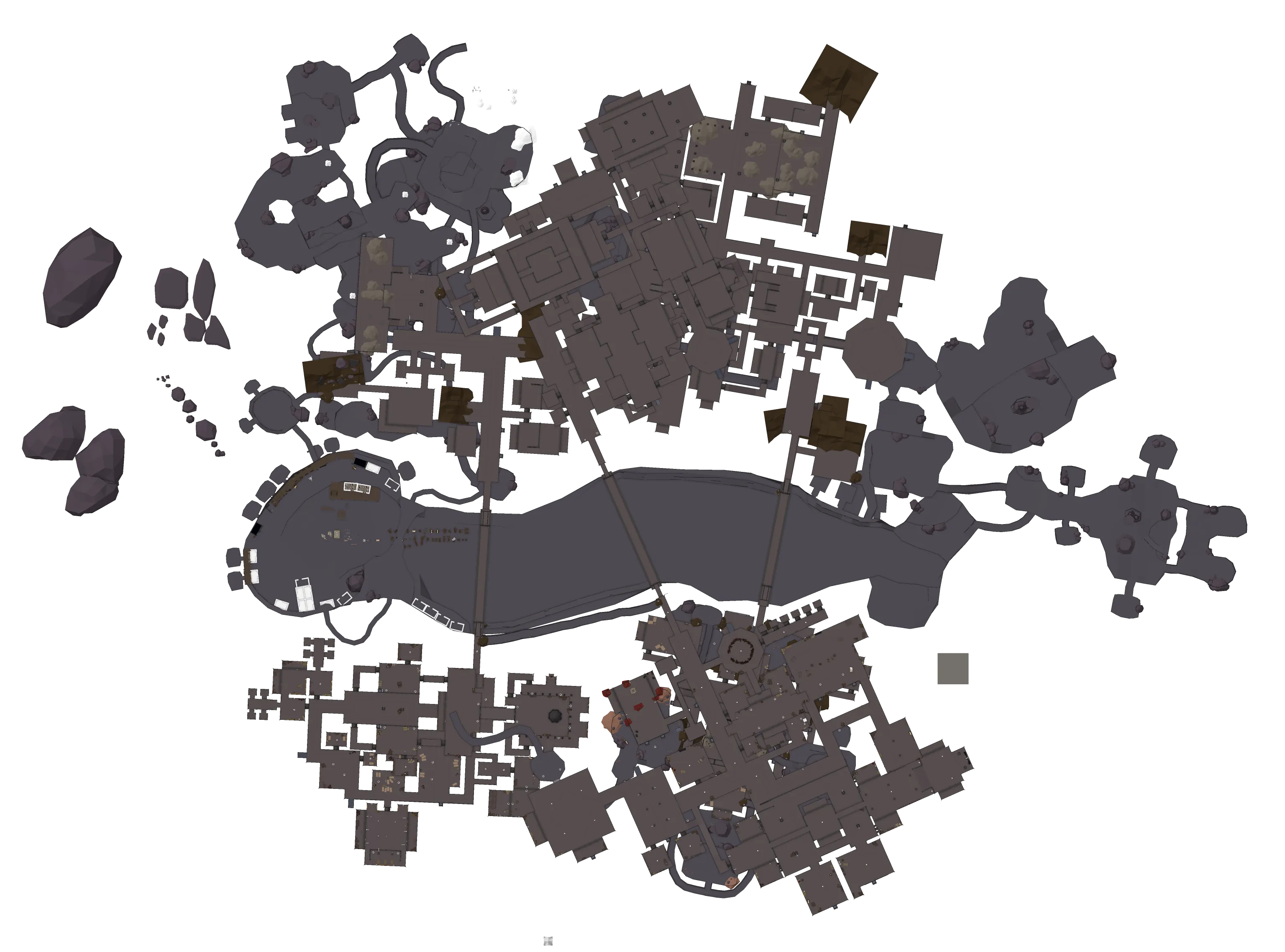 Map of Blind Midden – Map
