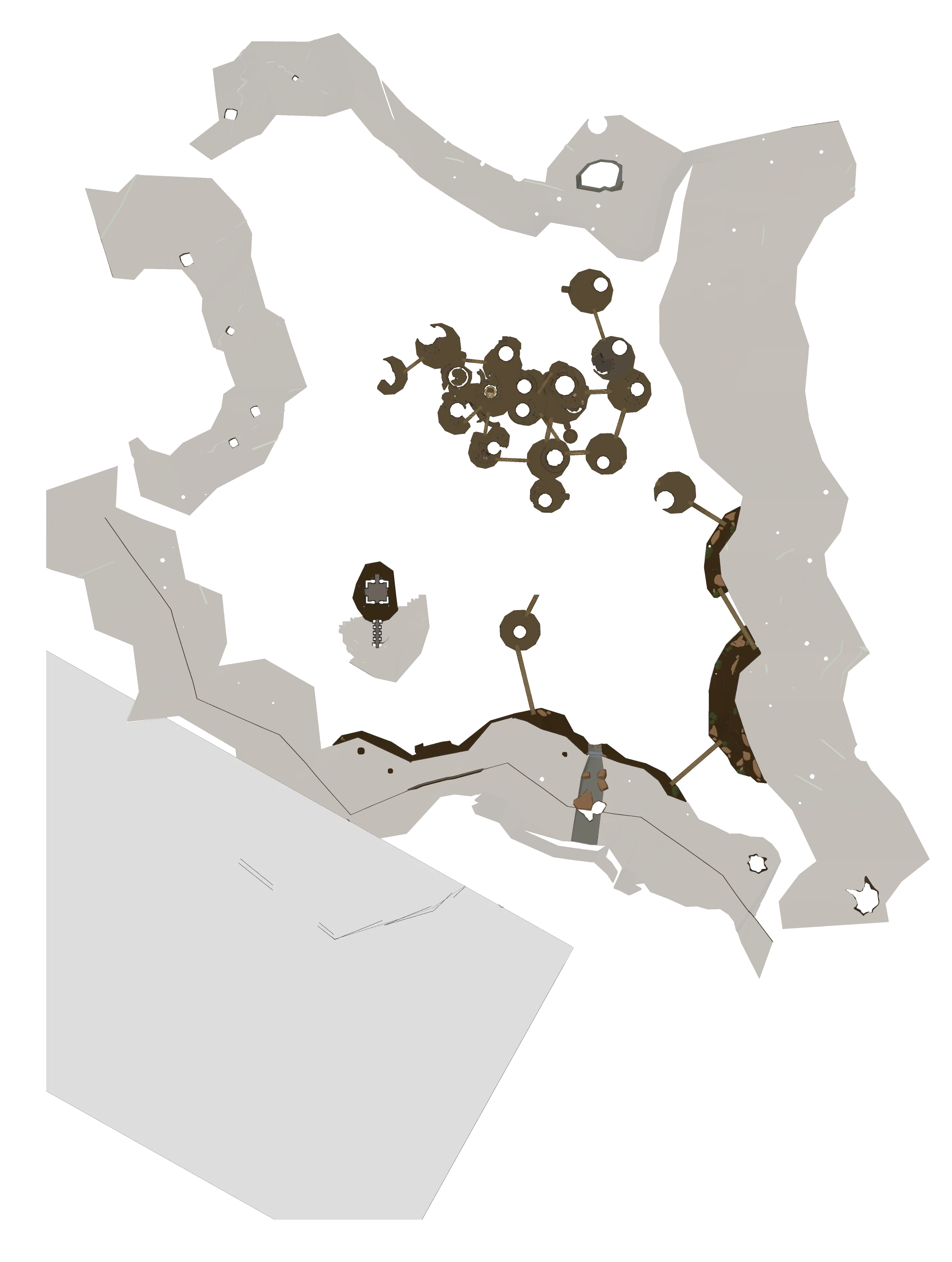 Map of Ever Grove – Level 3 (y 46 to 308)