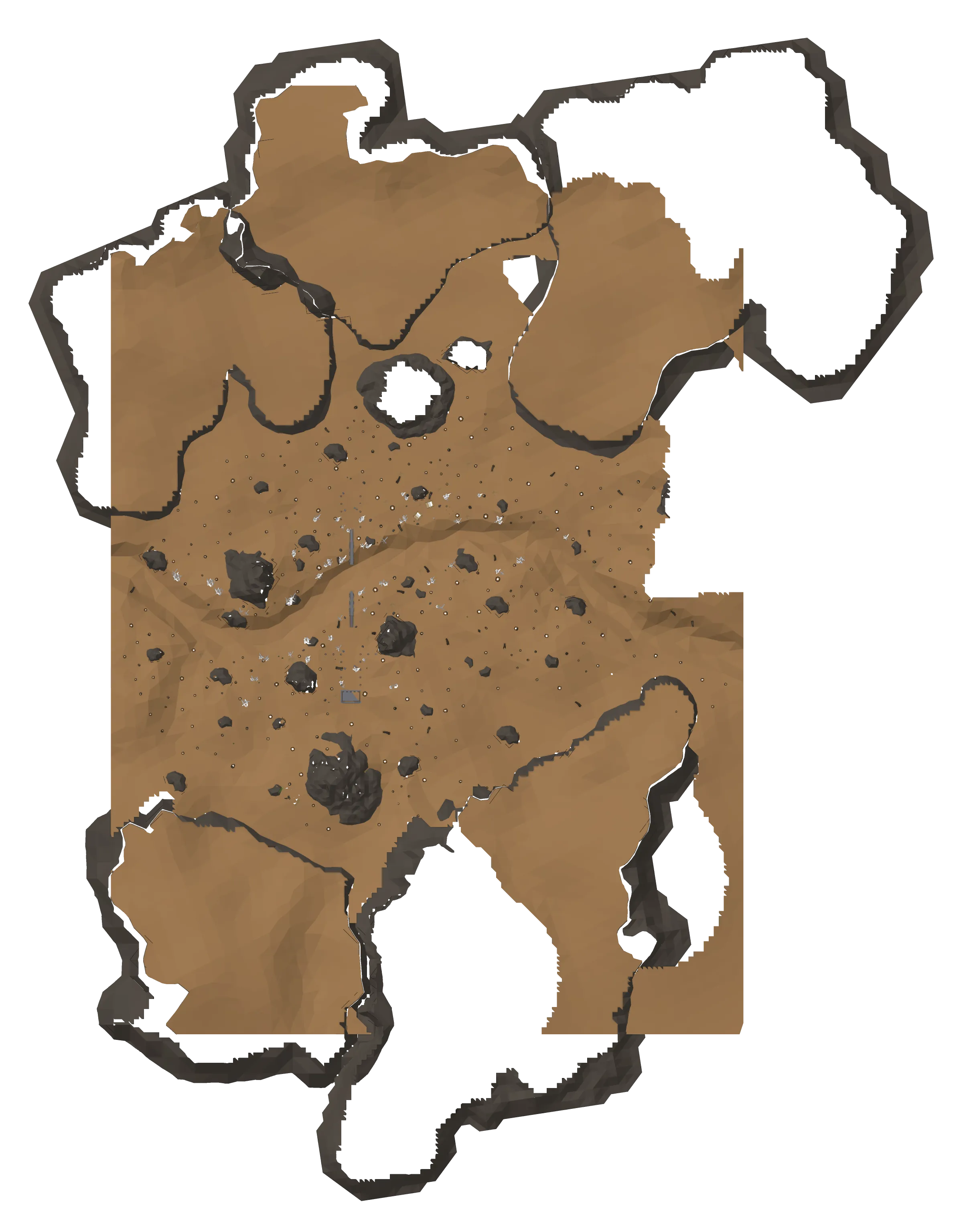 Map of Jungle Biome – Level 1 (y -21 to 76)