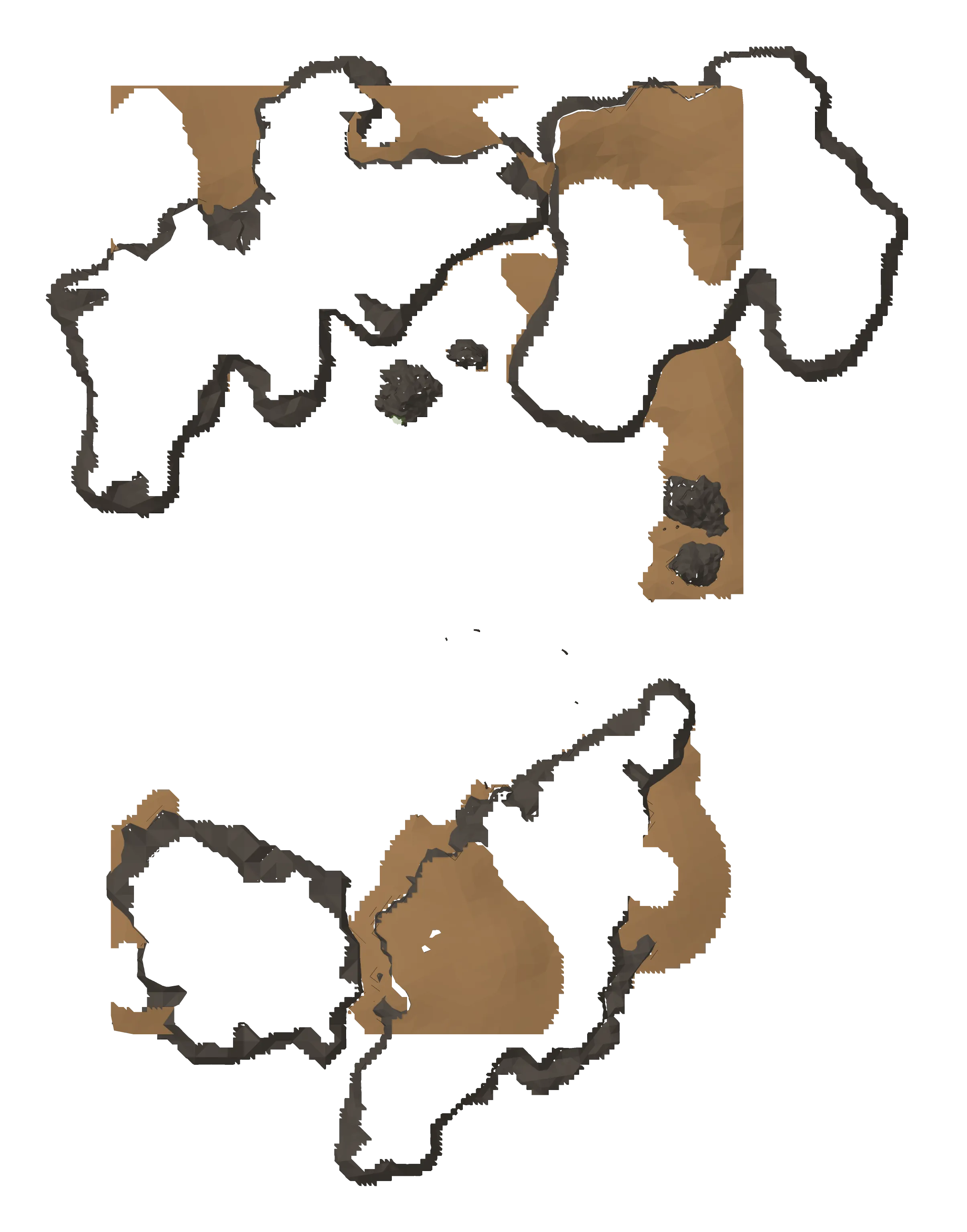 Map of Jungle Biome – Level 2 (y 5 to 82)