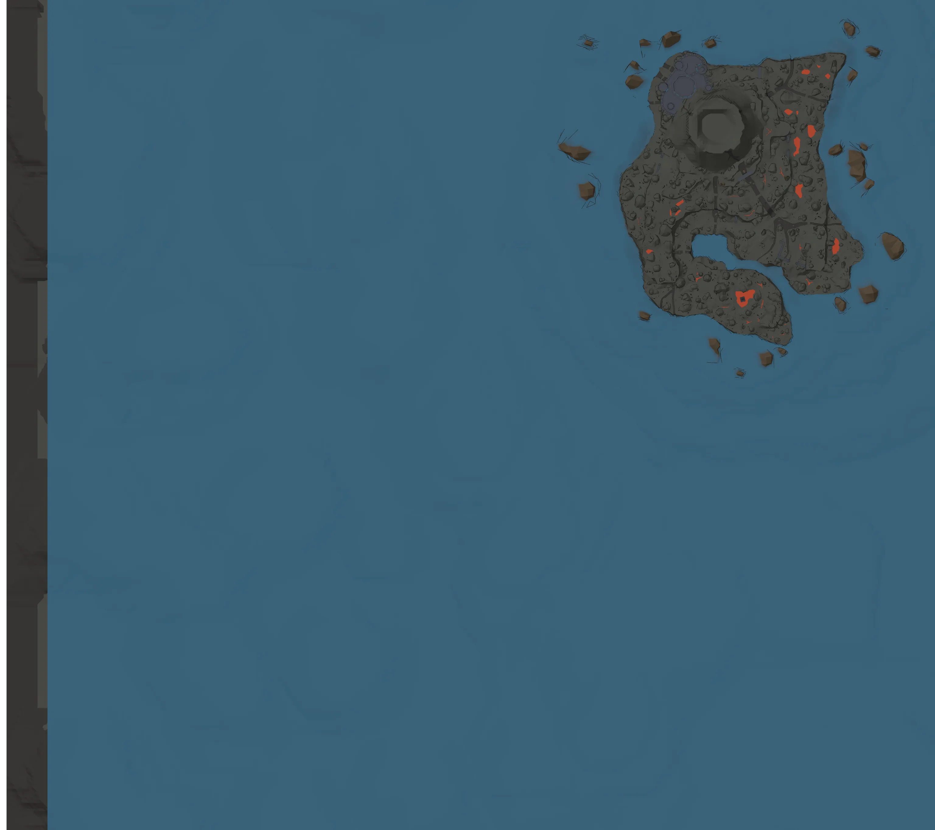 Map of Orc Island – Map