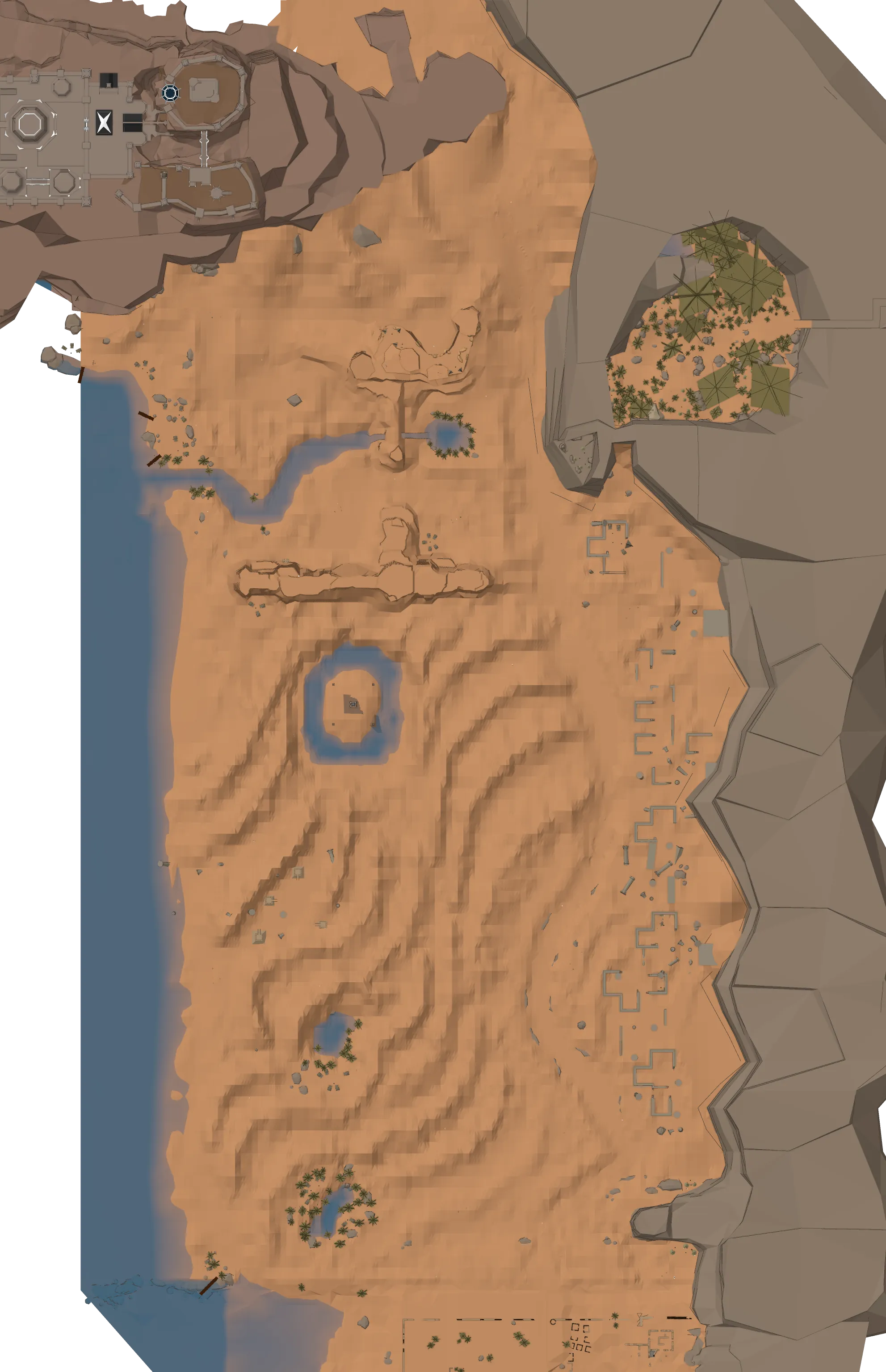 Map of Shaded Dunes – Map