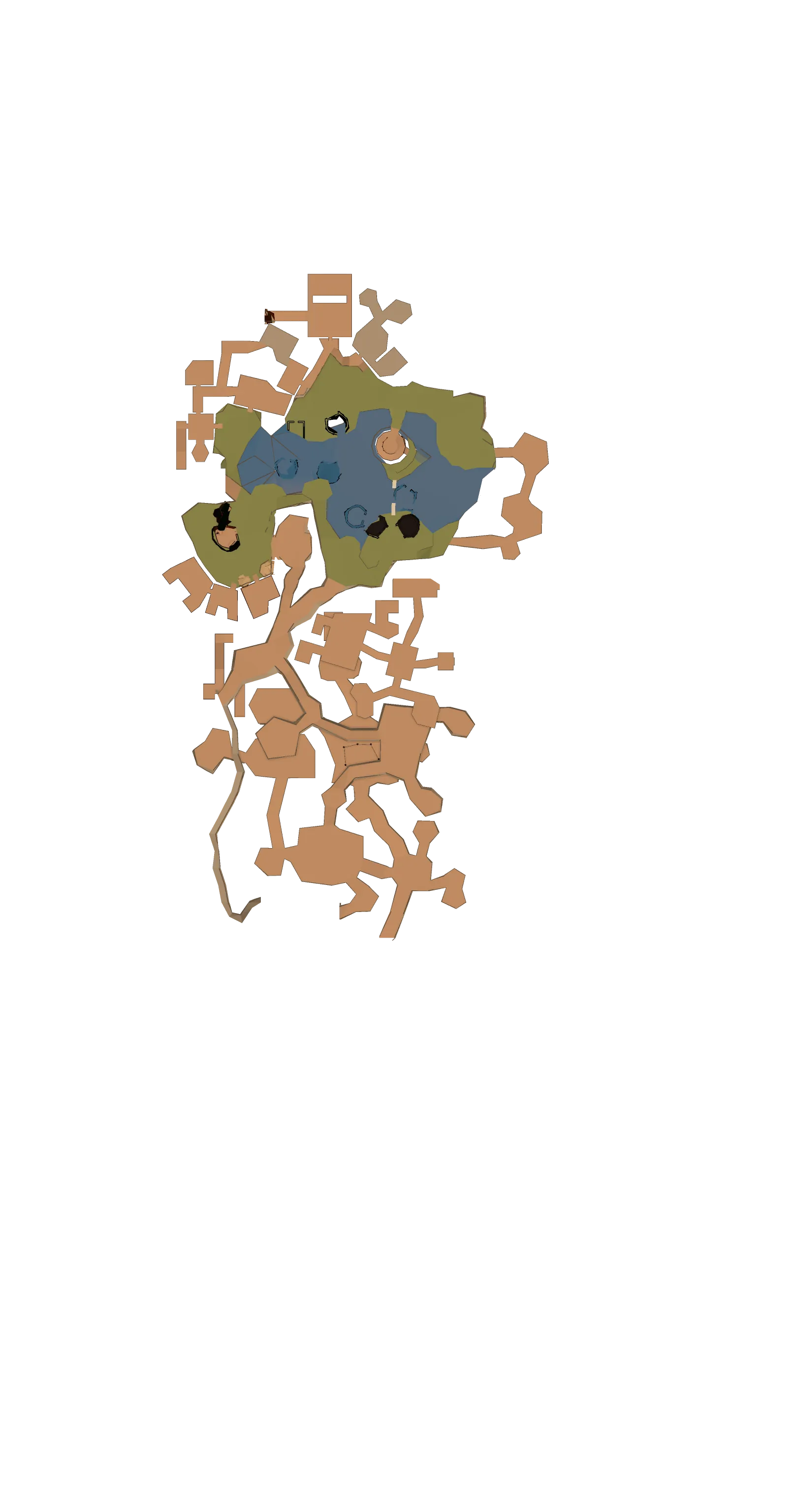 Map of Tel Ekir B – Level 1 (y -28 to 6)