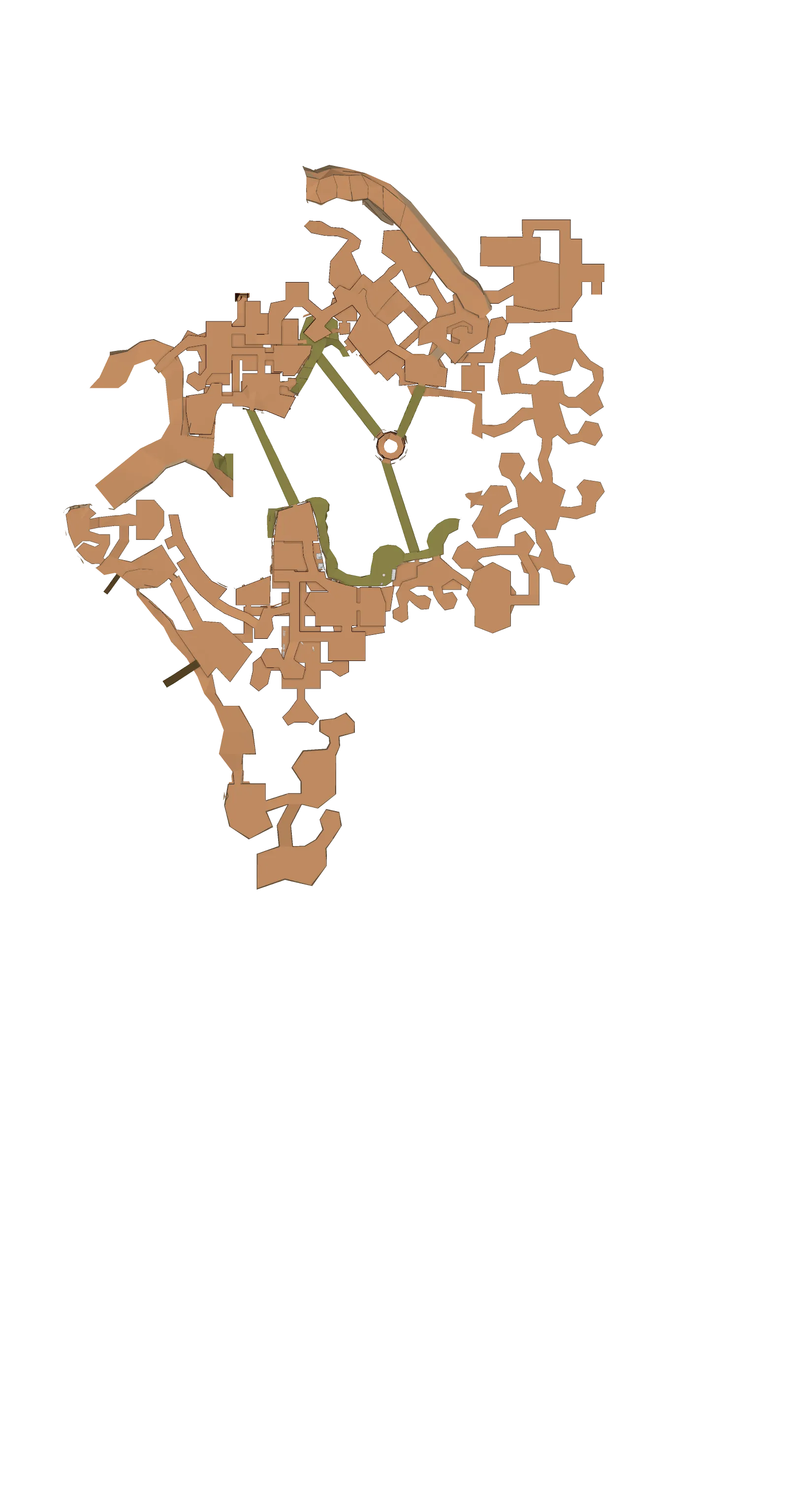 Map of Tel Ekir B – Level 2 (y 1 to 35)