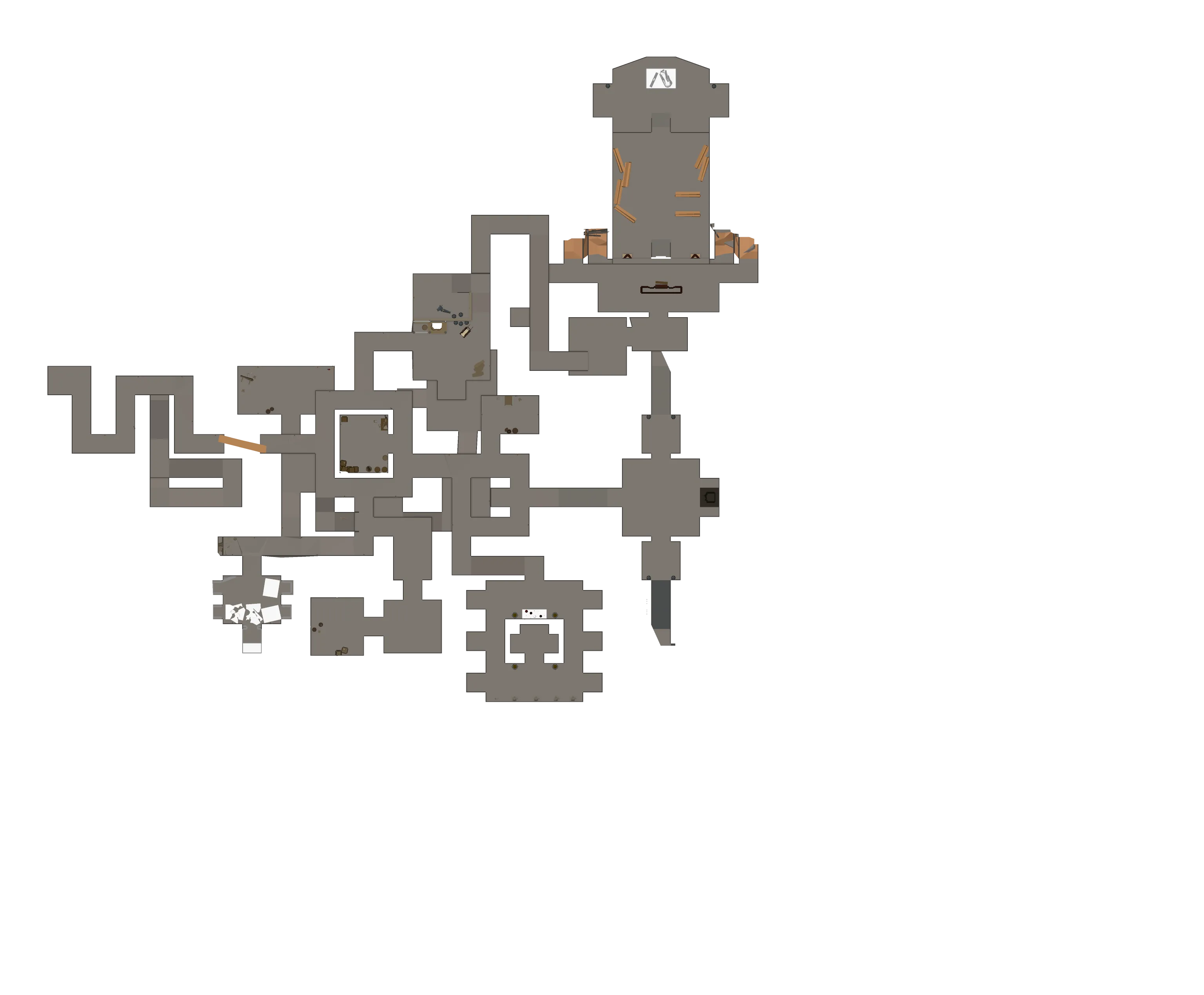 Map of Wyrmsbane Tomb – Level 3 (y 3 to 24)